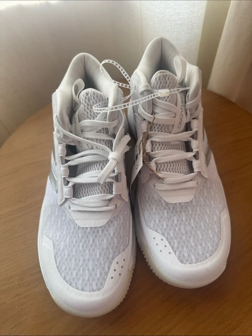 Women's Crazyflight 6 Indoor Shoe White and Sliver